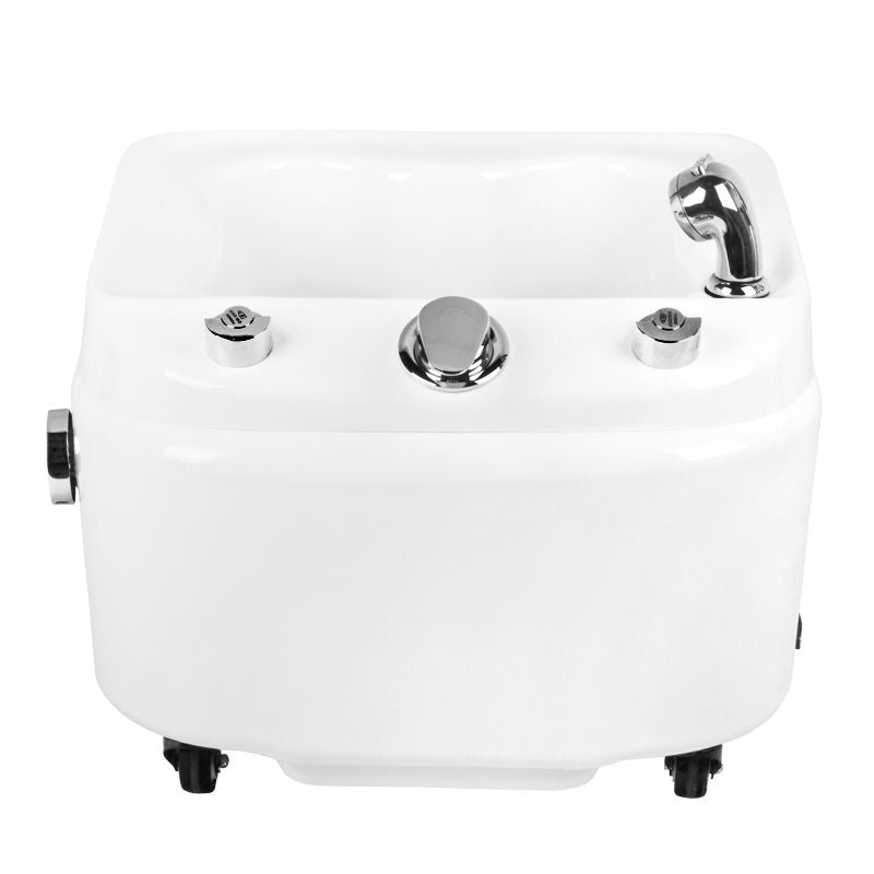 Azzurro pedicure voetbad - Met Hydromassage & afvoerfunctie, op wieltjes