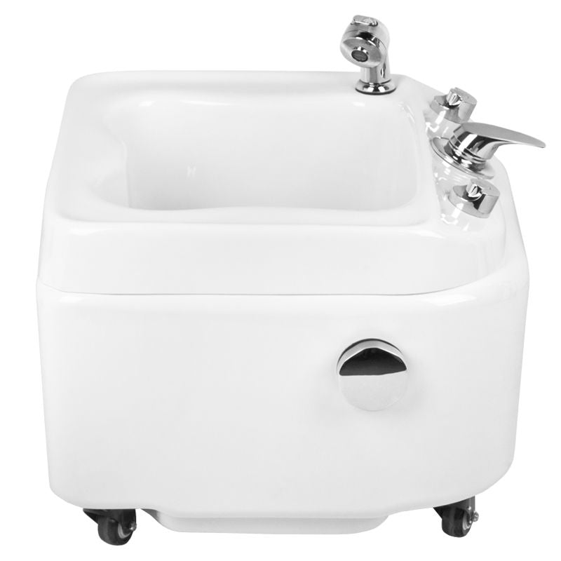Azzurro pedicure voetbad met hydromassage en afvoerfunctie op wielen