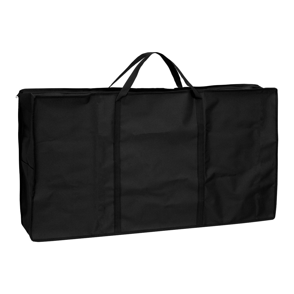 Black carrying bag with handles for foldable beauty table 4031, portable and easy to transport.