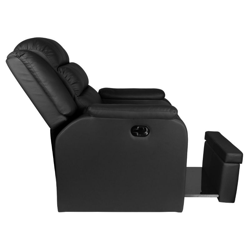 Giovanni Pedicure Chair Hilton in black eco-leather with plush cushions, salon-grade comfort and modern design.