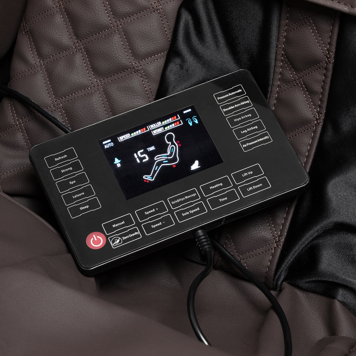 Sakura - massagestoel Classic 306A bruin - compleet ontspannend