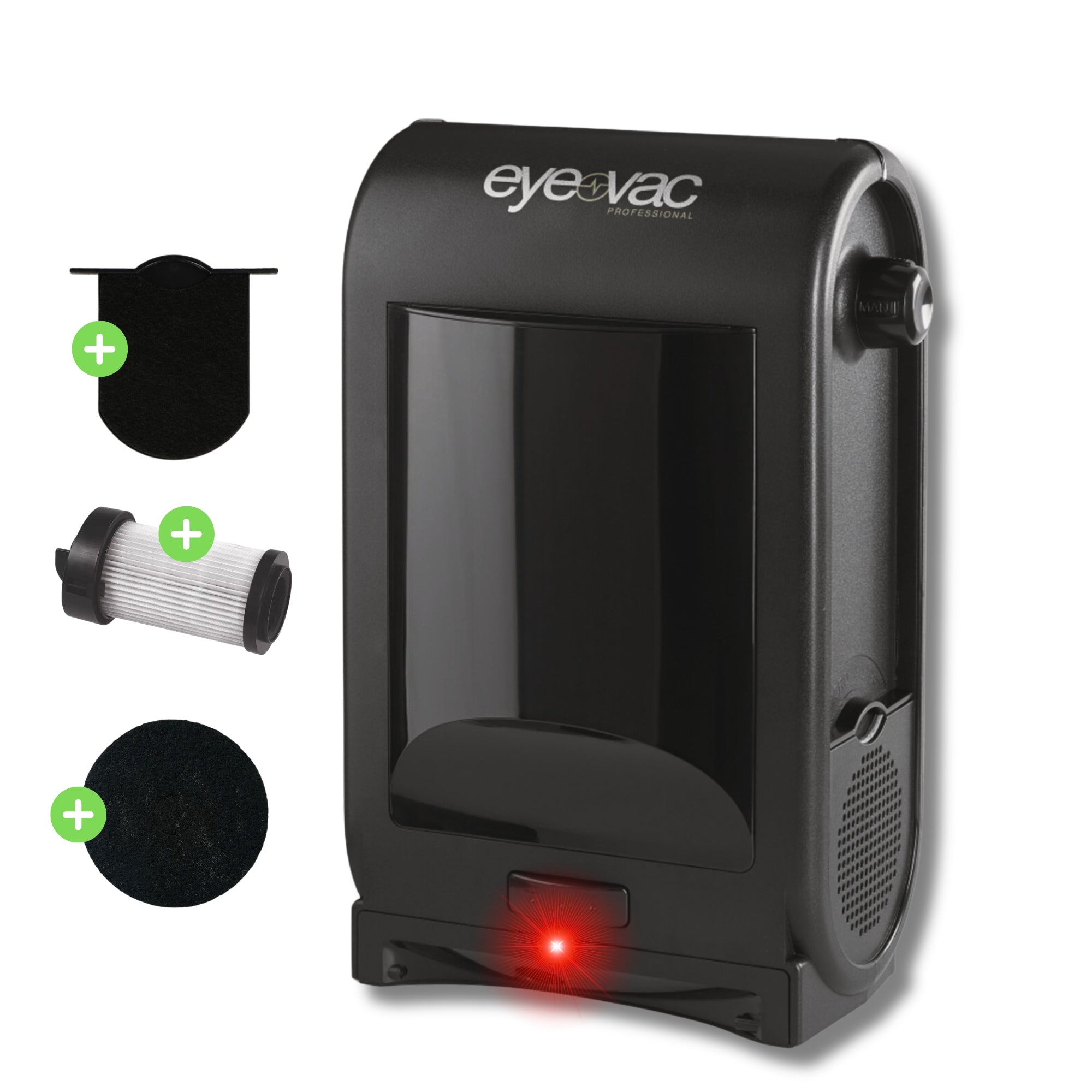 EyeVac hairbuster - Automatische stofzuiger voor kapsalons en barbershops