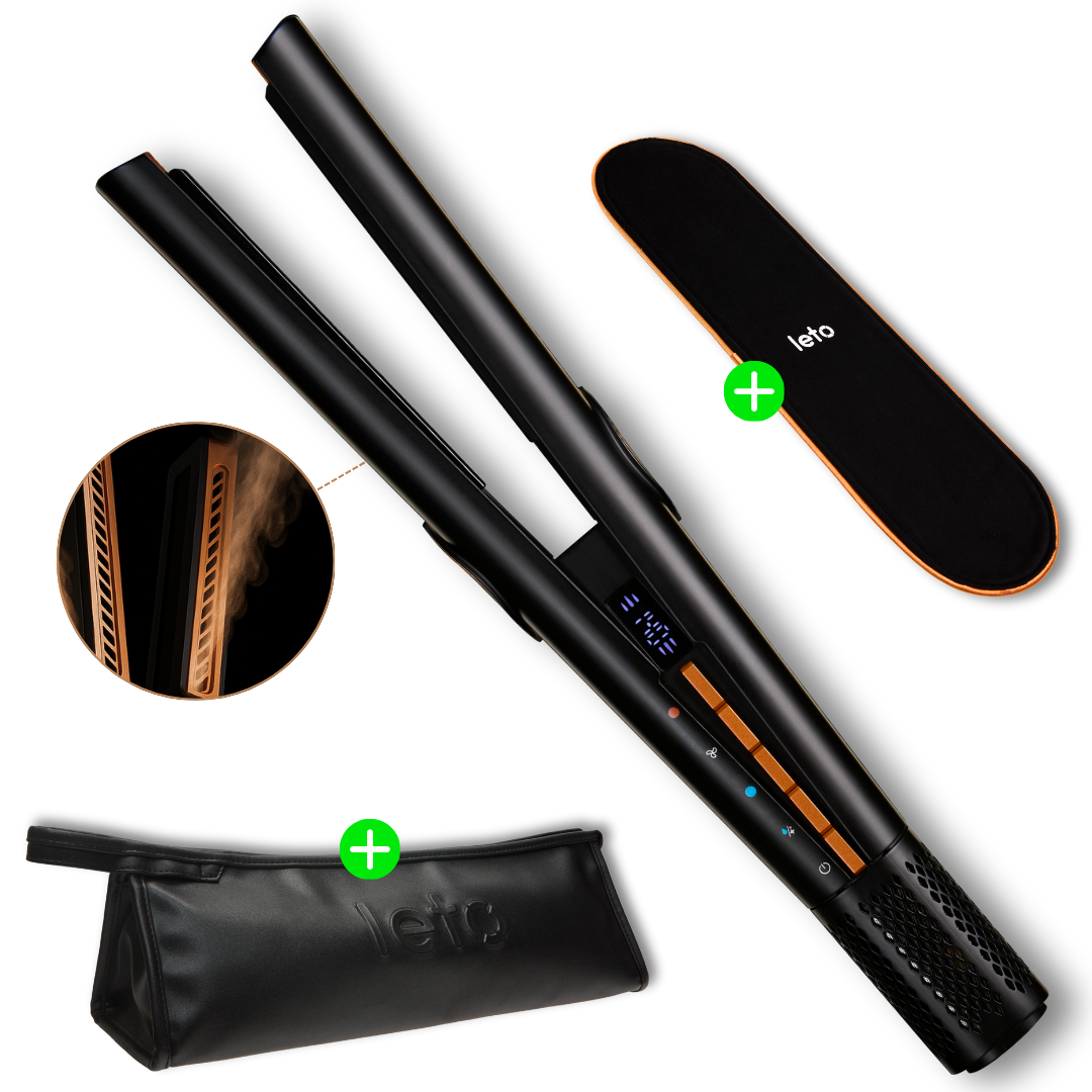 Leto Hairstrait 2-in-1 stijltang op lucht - Professioneel stijlen zonder schade