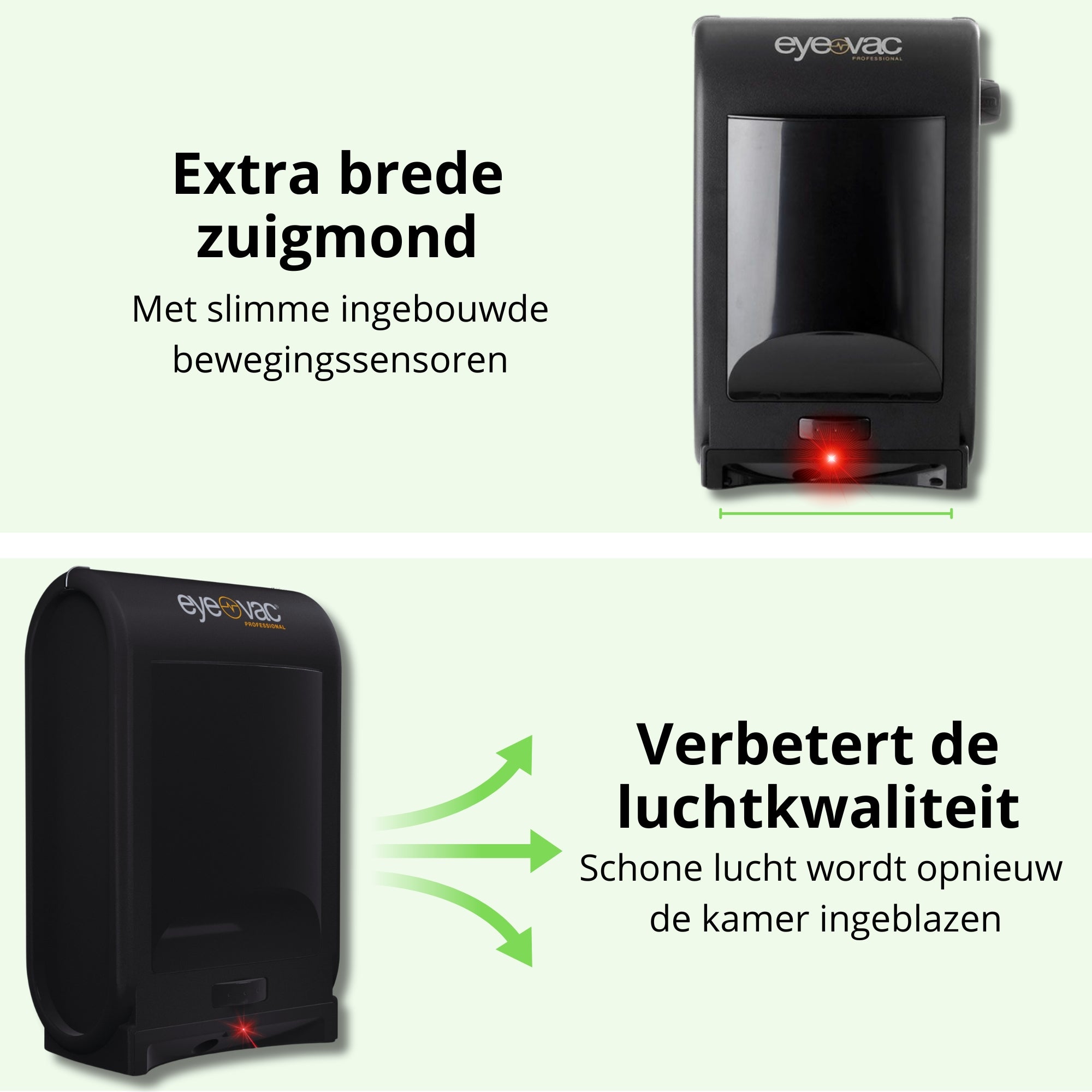 EyeVac hairbuster - Automatische stofzuiger voor kapsalons en barbershops