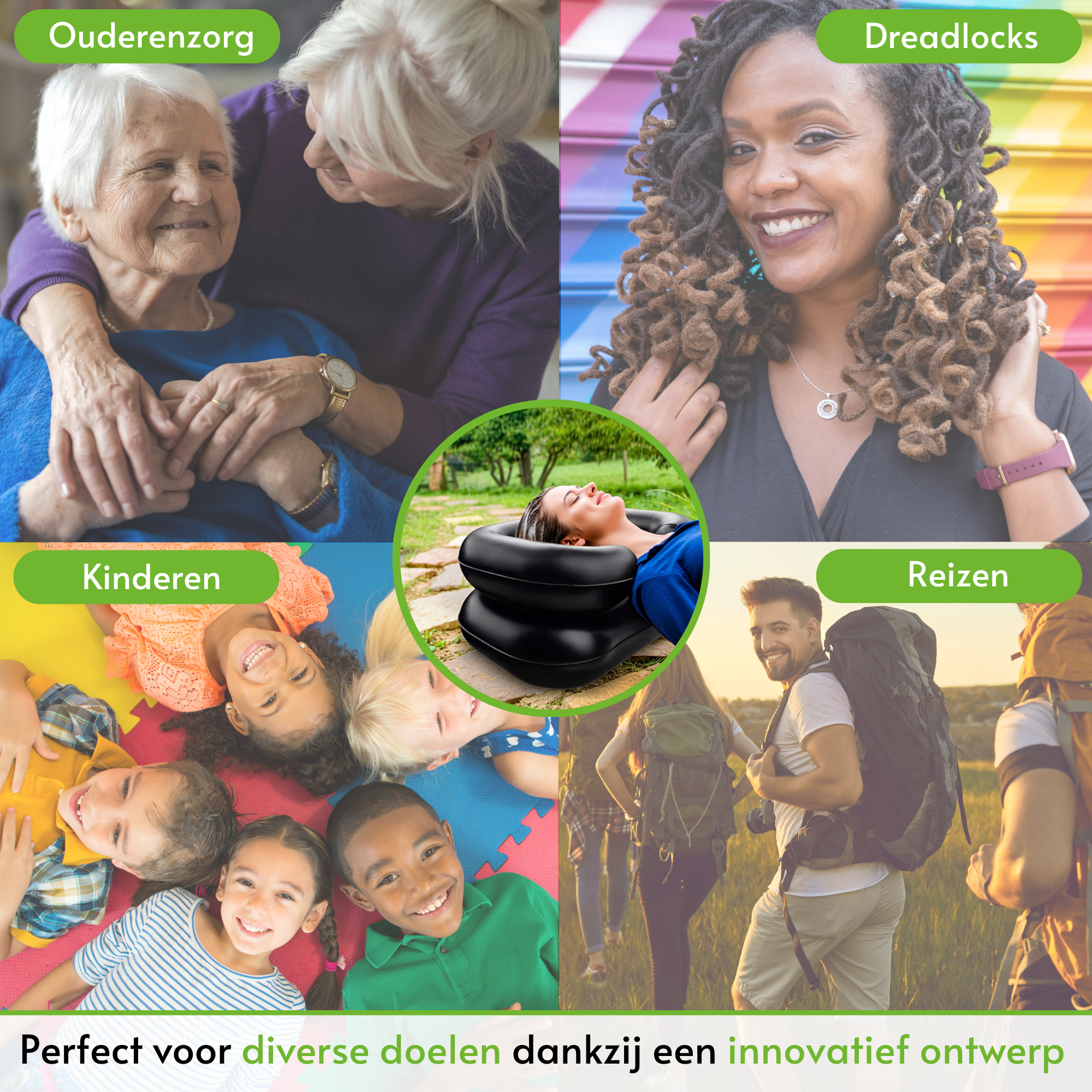 Cosmeticall opblaasbare wasbak - Dubbelwandig lekvrij ontwerp