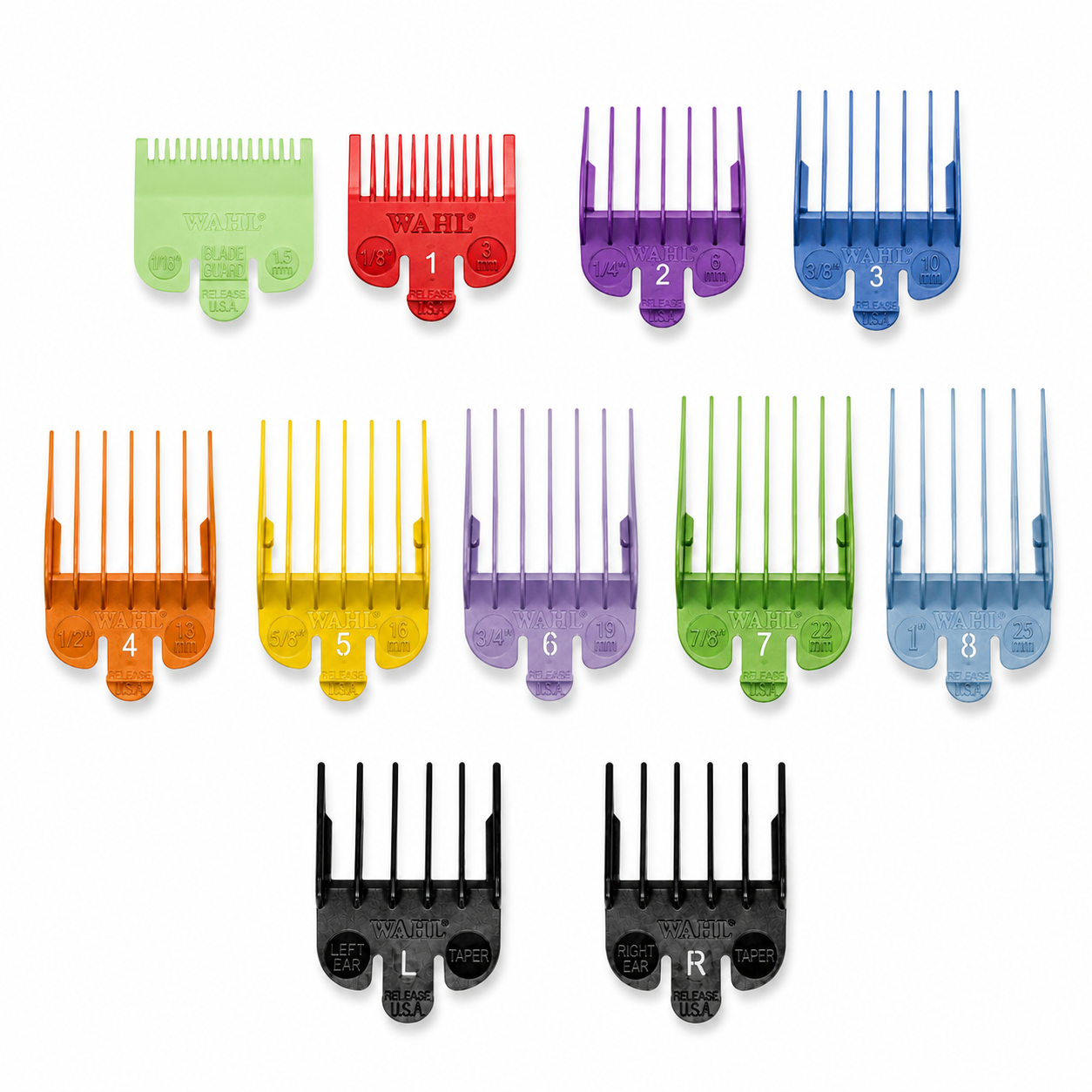 Wahl opzetkammen set - Geschikt voor Color Pro tondeuse