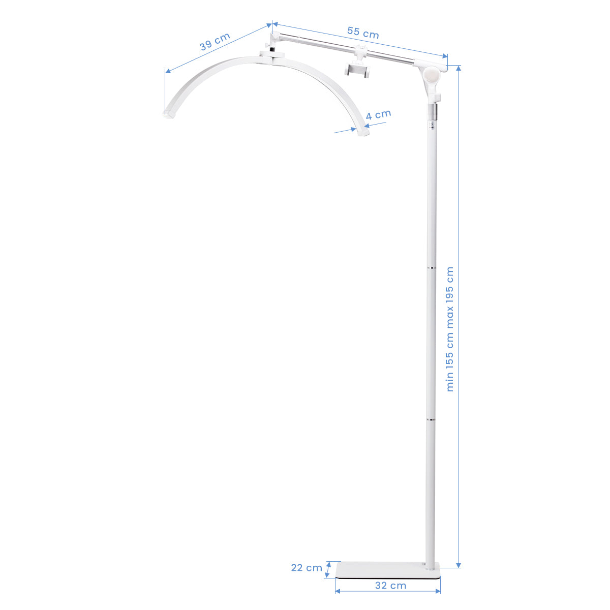 Behandellamp Wit - Boogvormige LED Voor Precisie