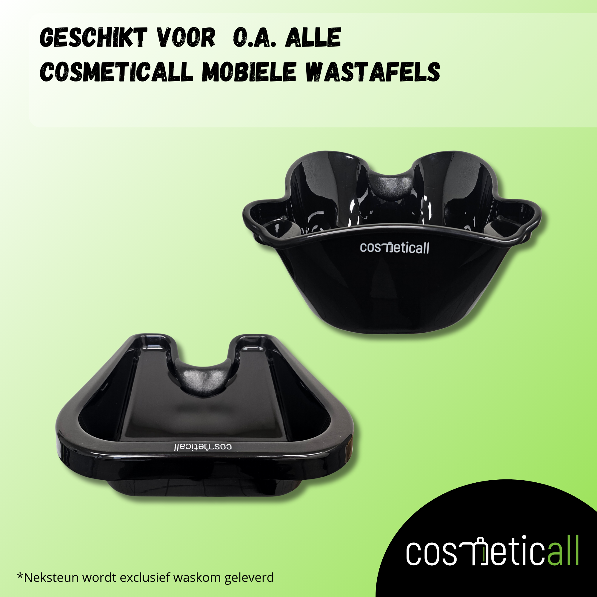 Neksteun perfect geschikt voor alle Cosmeticall mobiele wastafels