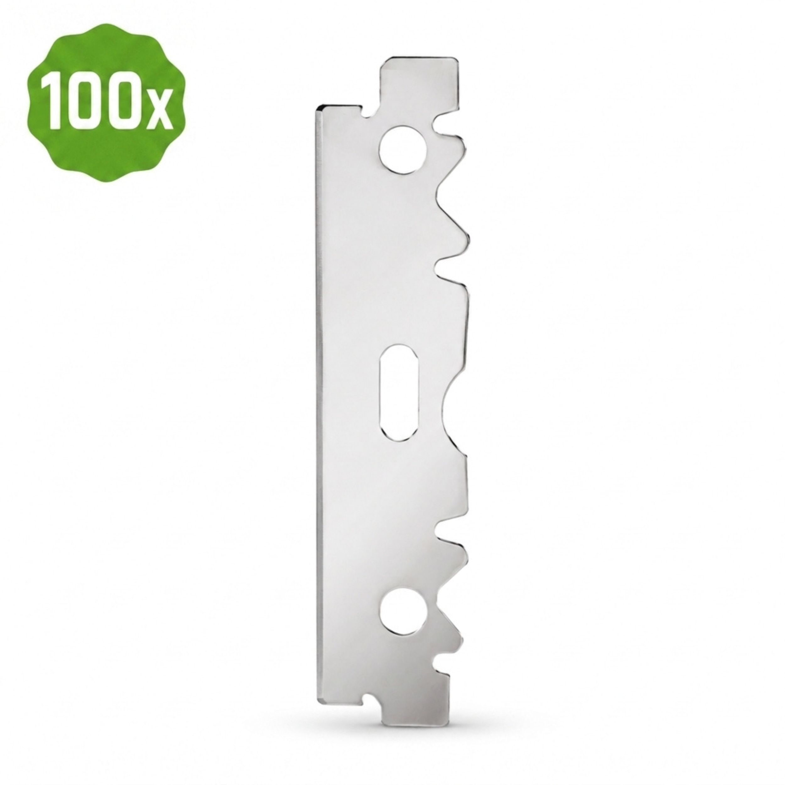 Professionele scheermesjes voor shavette en barbiersmes - 100 Stuks premium RVS
