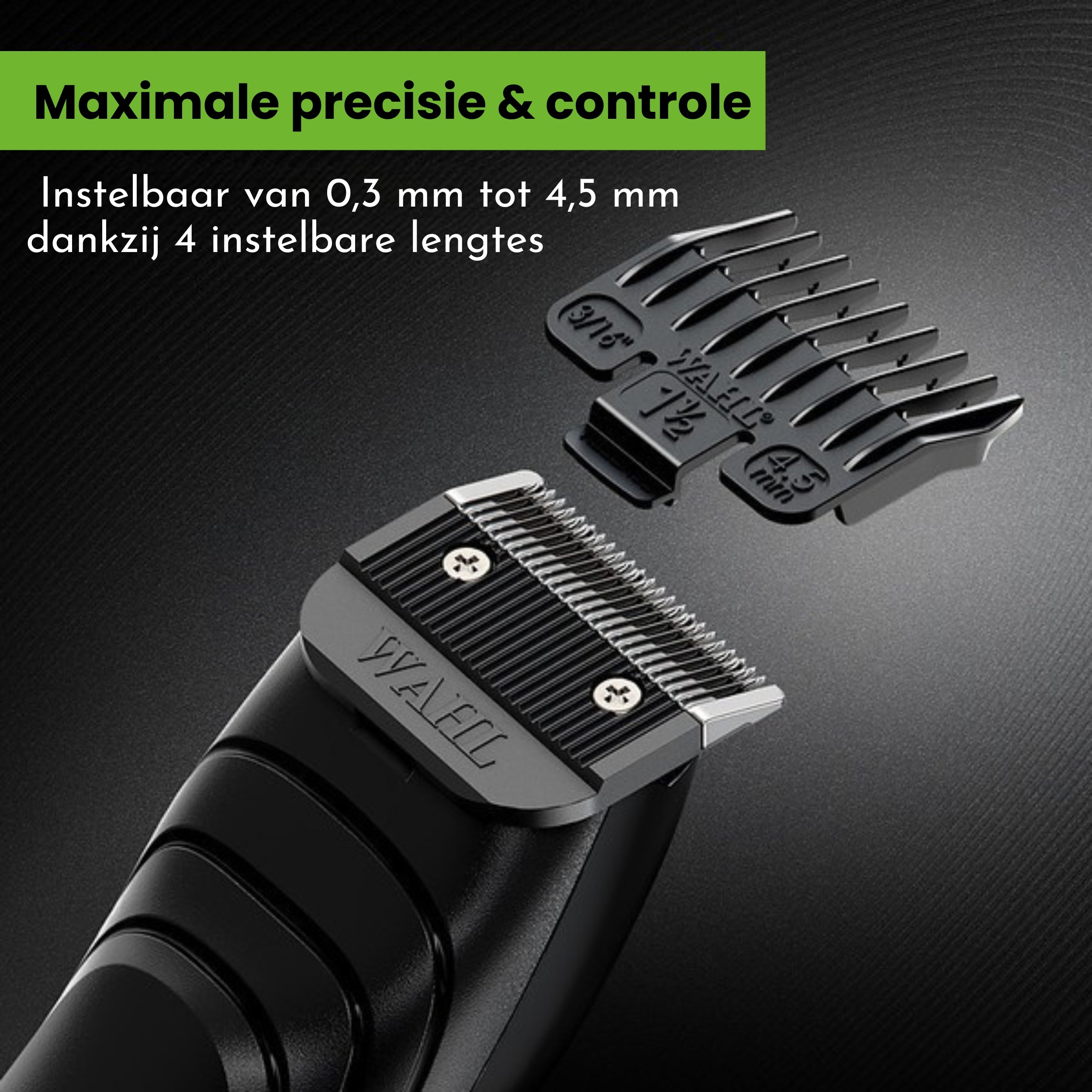 Wahl Close Cut tondeuse - 0.3 t/m 4.5 mm & 120 min. Accuduur