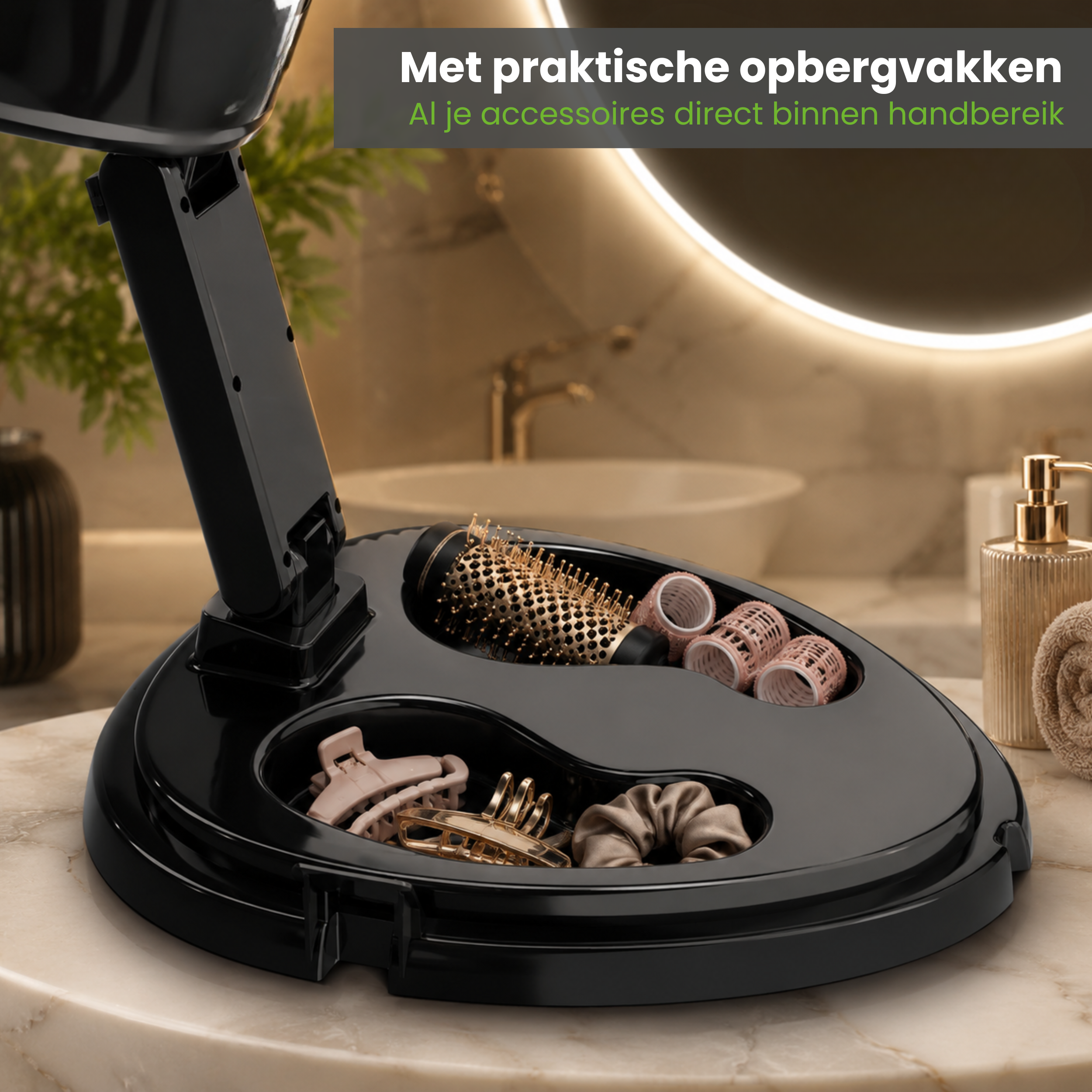 Cosmeticall tafelmodel droogkap - Met ION technologie en instelbare standen
