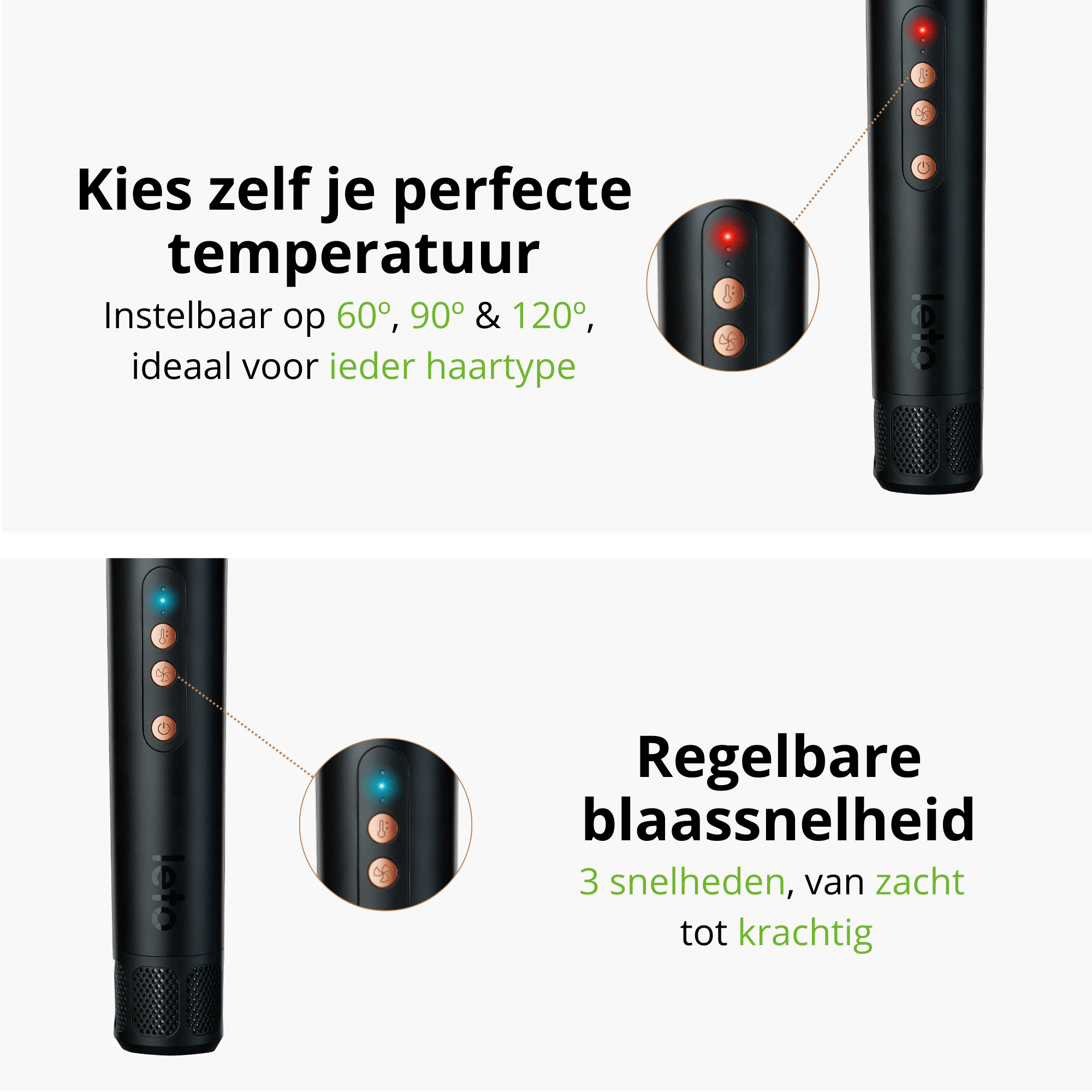 Leto Airstyler Pro+ editie - Multistyler met Coanda Technologie
