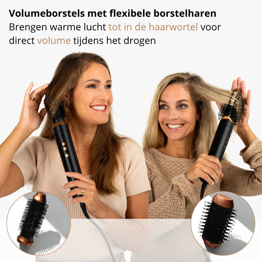 Leto 8-in-1 Airstyler - Professioneel fohnen, krullen & stijlen