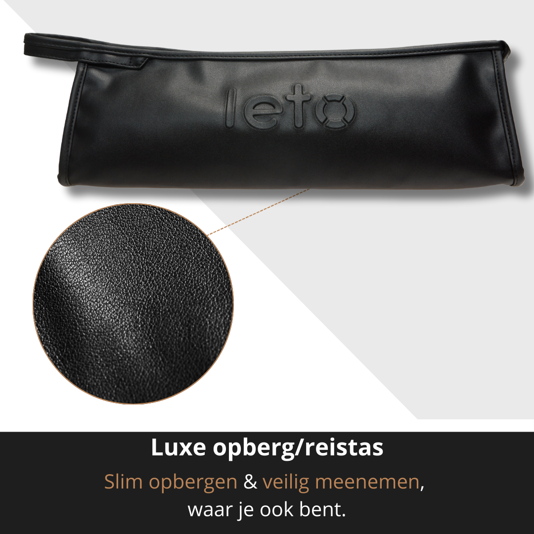 Leto Hairstrait 2-in-1 stijltang op lucht - Professioneel stijlen zonder schade